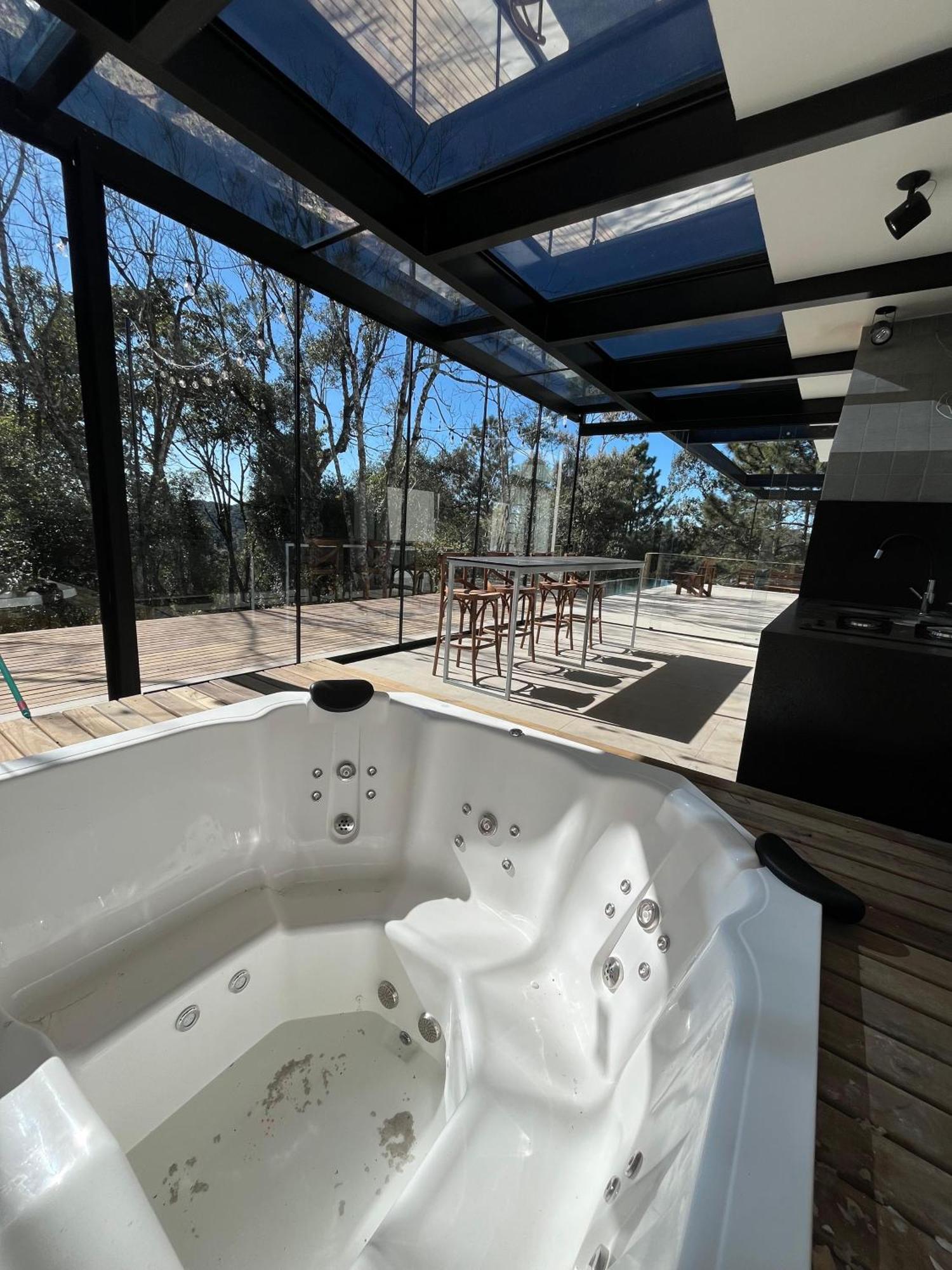 Paraiso Em Rancho Queimado Com Piscina Aquecida Luaran gambar
