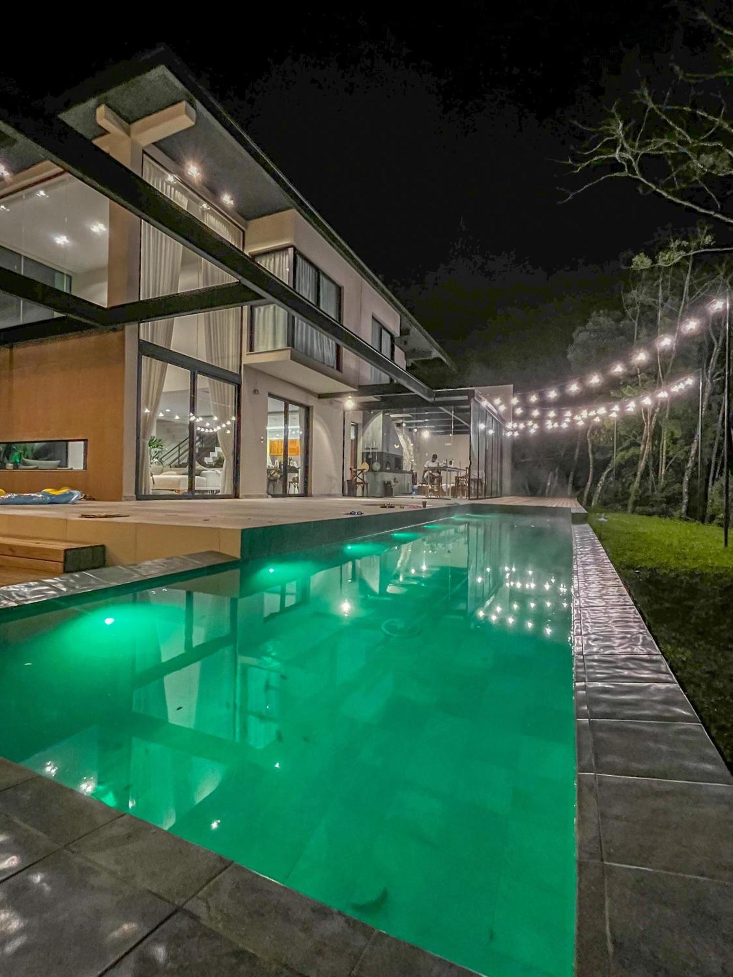 Paraiso Em Rancho Queimado Com Piscina Aquecida Luaran gambar
